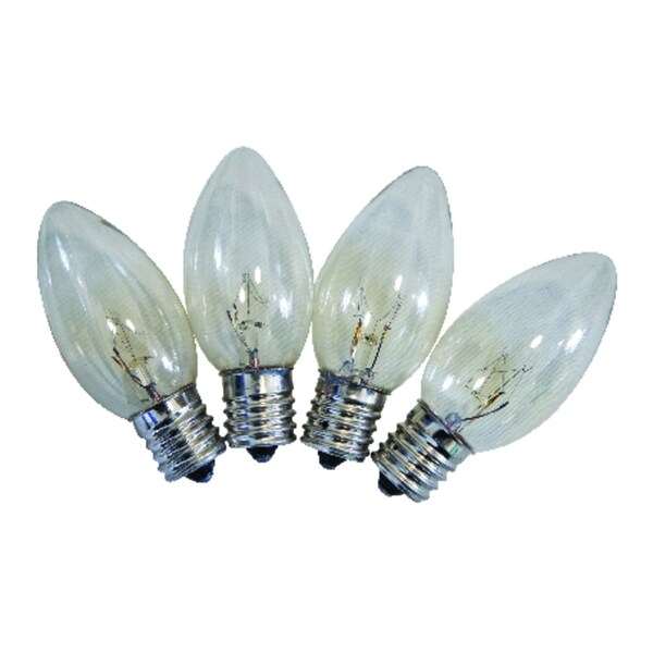 Celebrations Incandescent C9 Clear/Warm White 4 ct Replacement